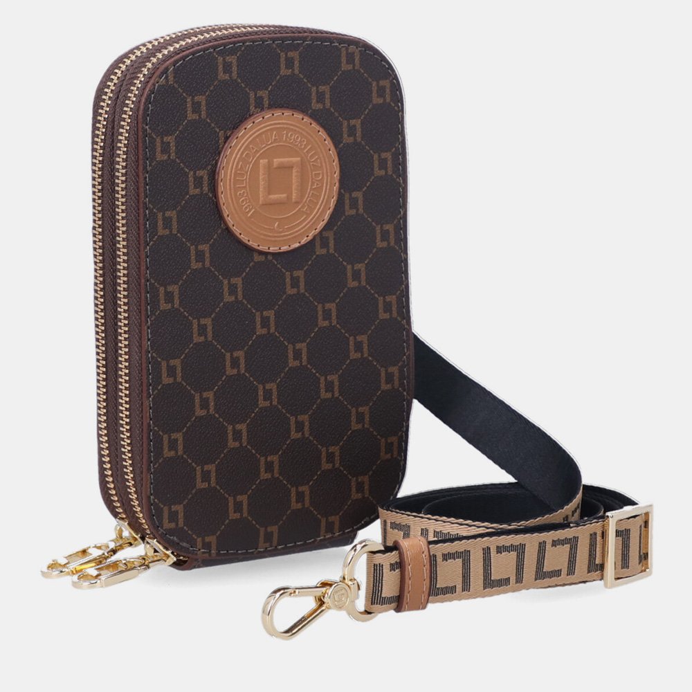 Minibag Luz da Lua Bella Monograma Mocca - 2000295 Café 2