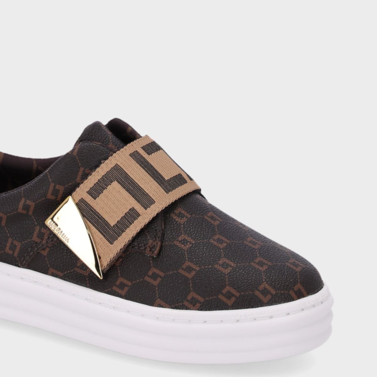 Tenis Luz da Lua Monograma Saara - 60230005 Preto/Marrom 4