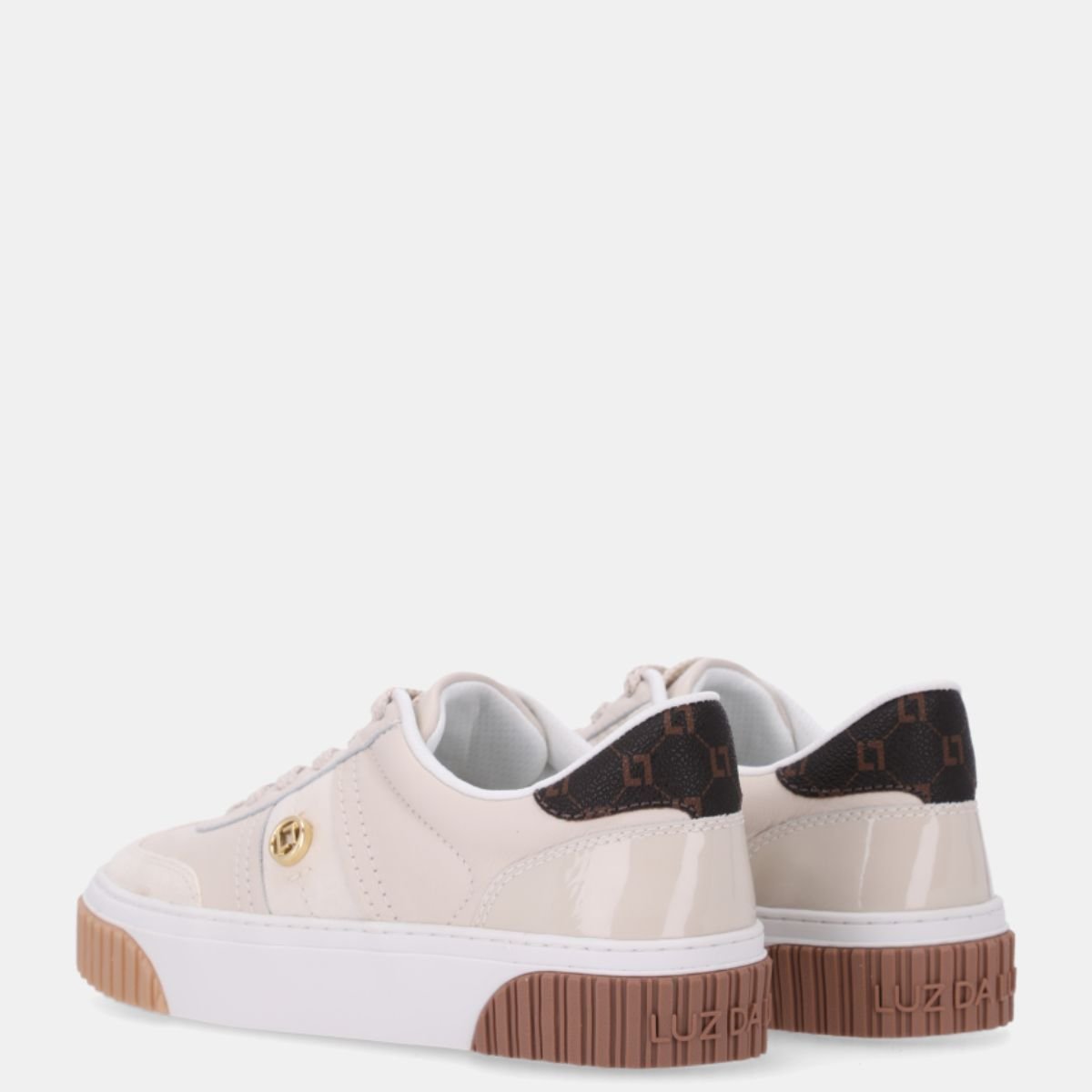 Tenis Luz da Lua Camuca Pinus Monograma Mocca - 80140031 Bege 4