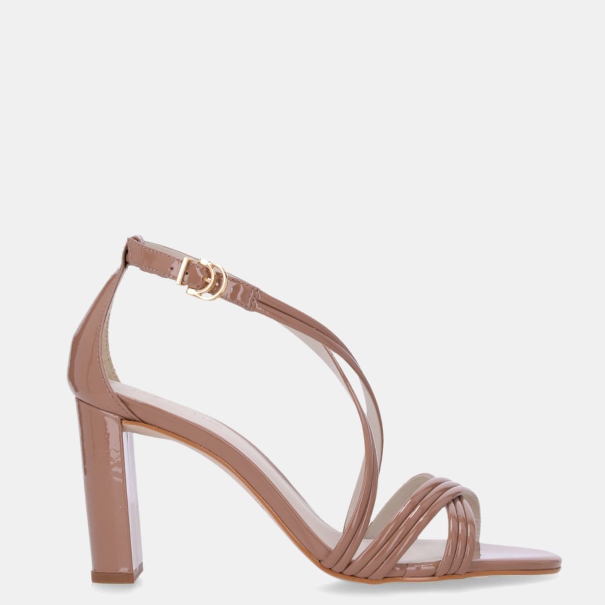 Sandalia Luz da Lua Salto Verona Mousse - 80380031