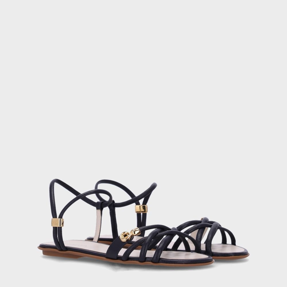 Sandalia Rasteira Luz da Lua Atacama 52210063 Preto 3