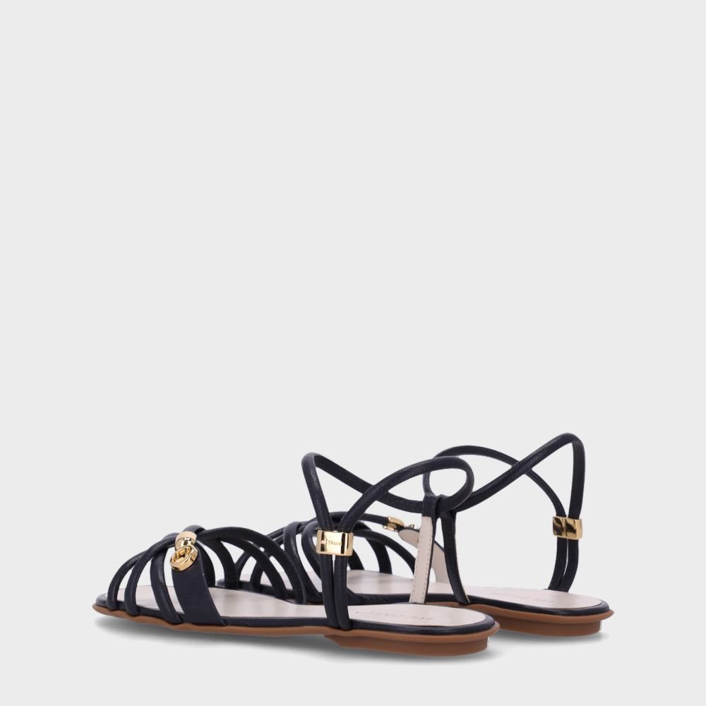 Sandalia Rasteira Luz da Lua Atacama 52210063 Preto 4