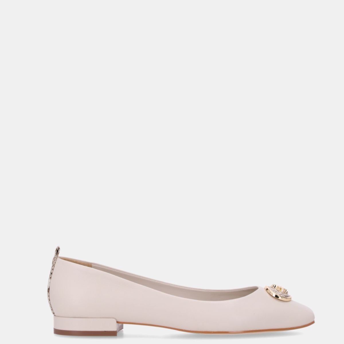 Slingback  Luz da Lua Com Snake Panna - 80950002