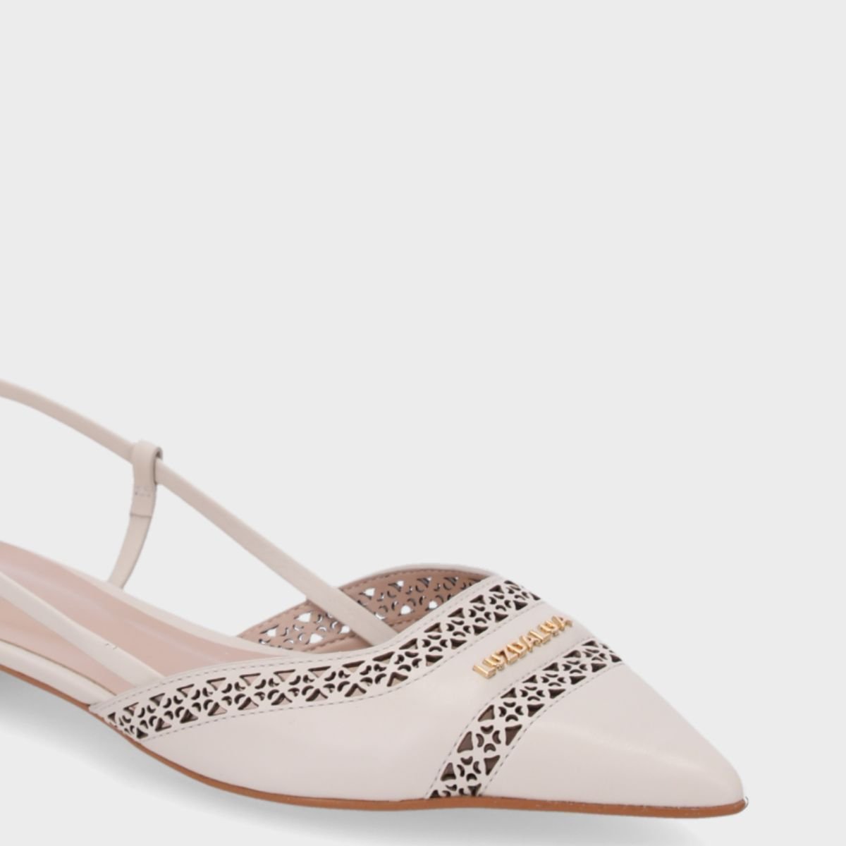 Slingback Luz da Lua Saara Panna - 80240034 Branco 3
