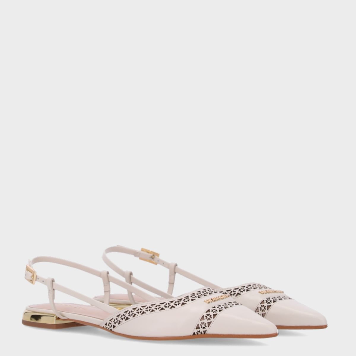 Slingback Luz da Lua Saara Panna - 80240034 Branco 5