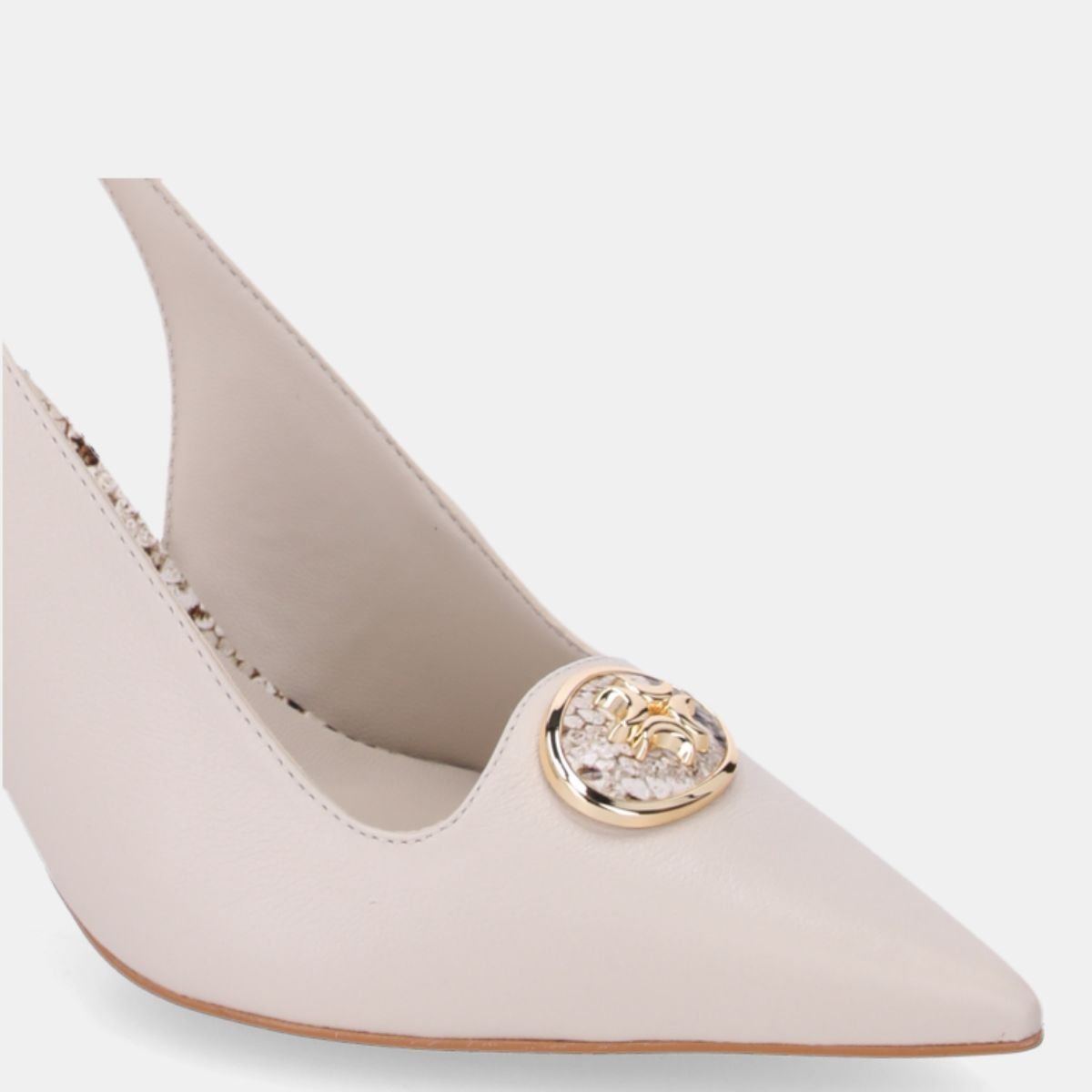 Slingback Luz da Lua Snake Panna - 80480031 Branco/Animal Print 3