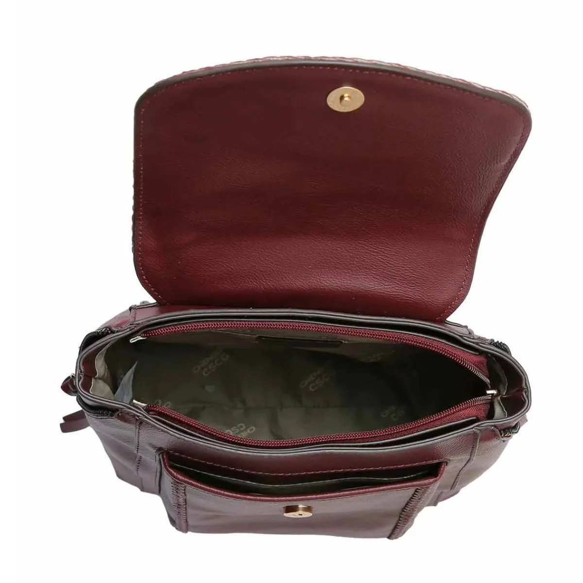 MOCHILA CHENSON TRANCADO COSTAS Vinho 2
