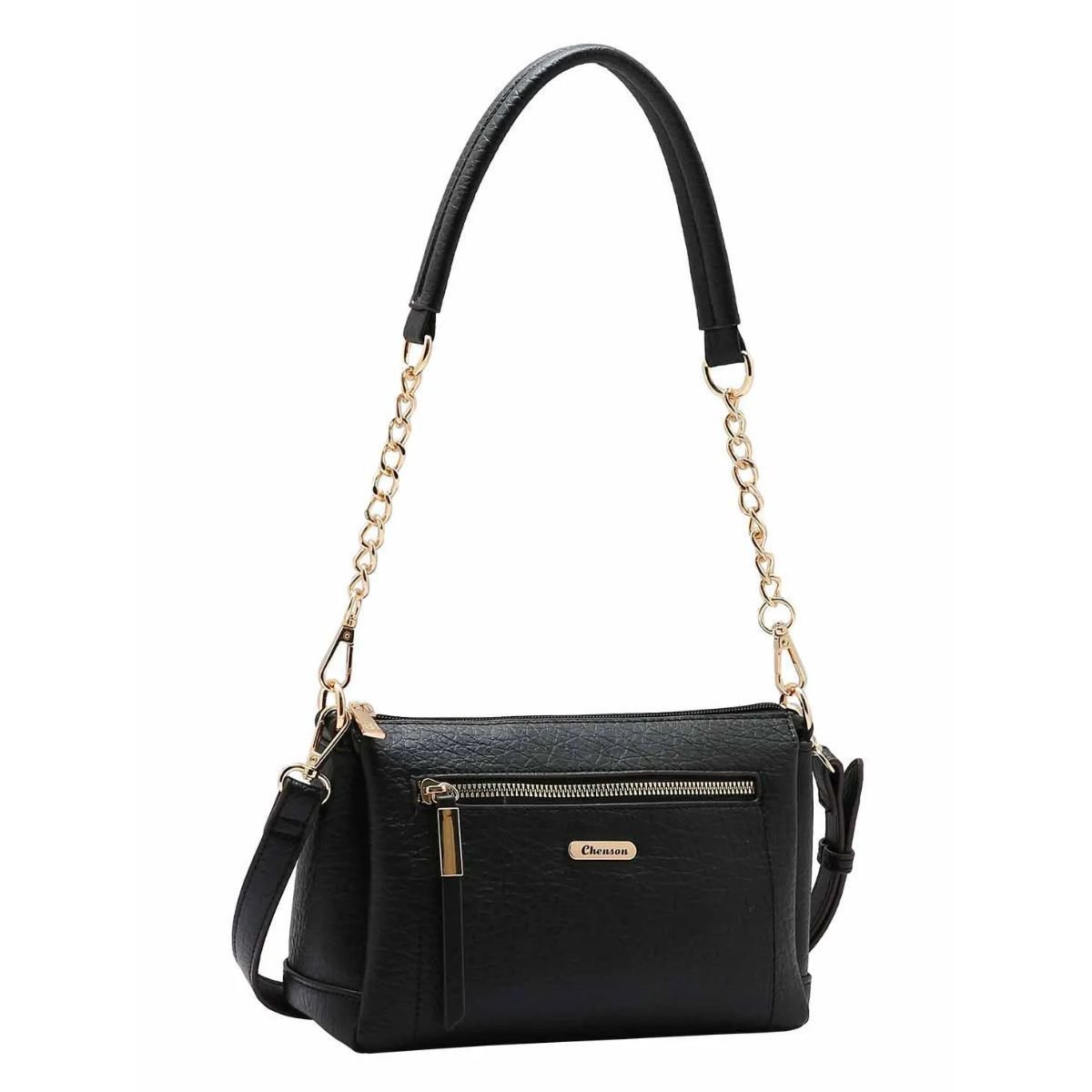 BOLSA CHENSON DETALHE ZIPER VERSATIL