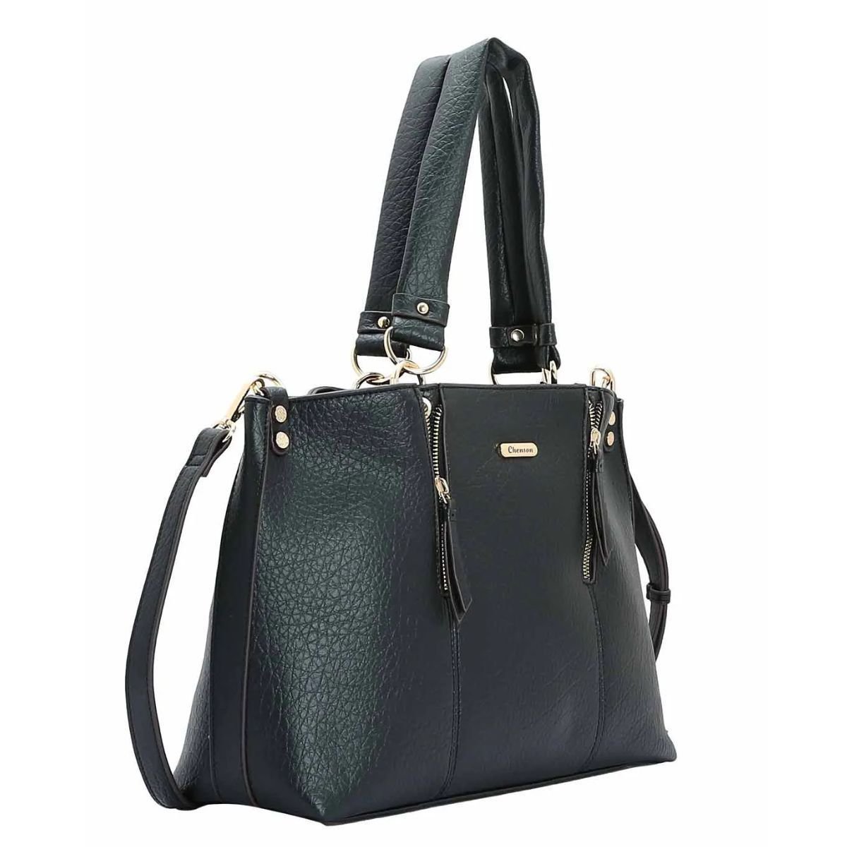 BOLSA CHENSON DETALHE ZIPER Preto 2