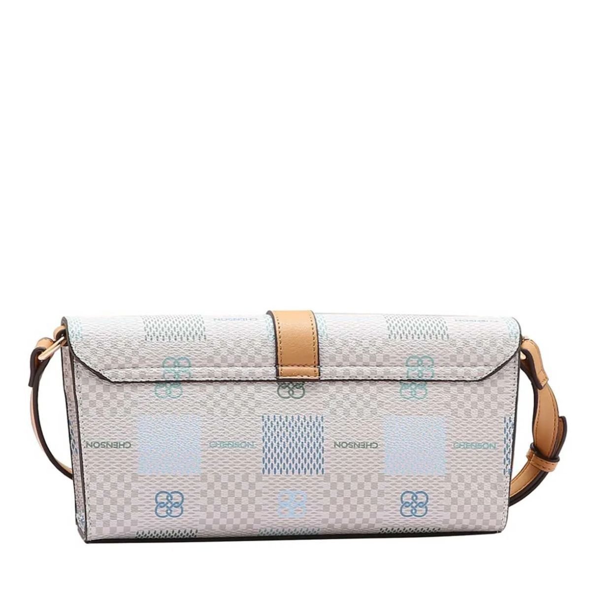 BOLSA CHENSON ELEMENTO GRAFICO TRANSVERSAL Off White 3