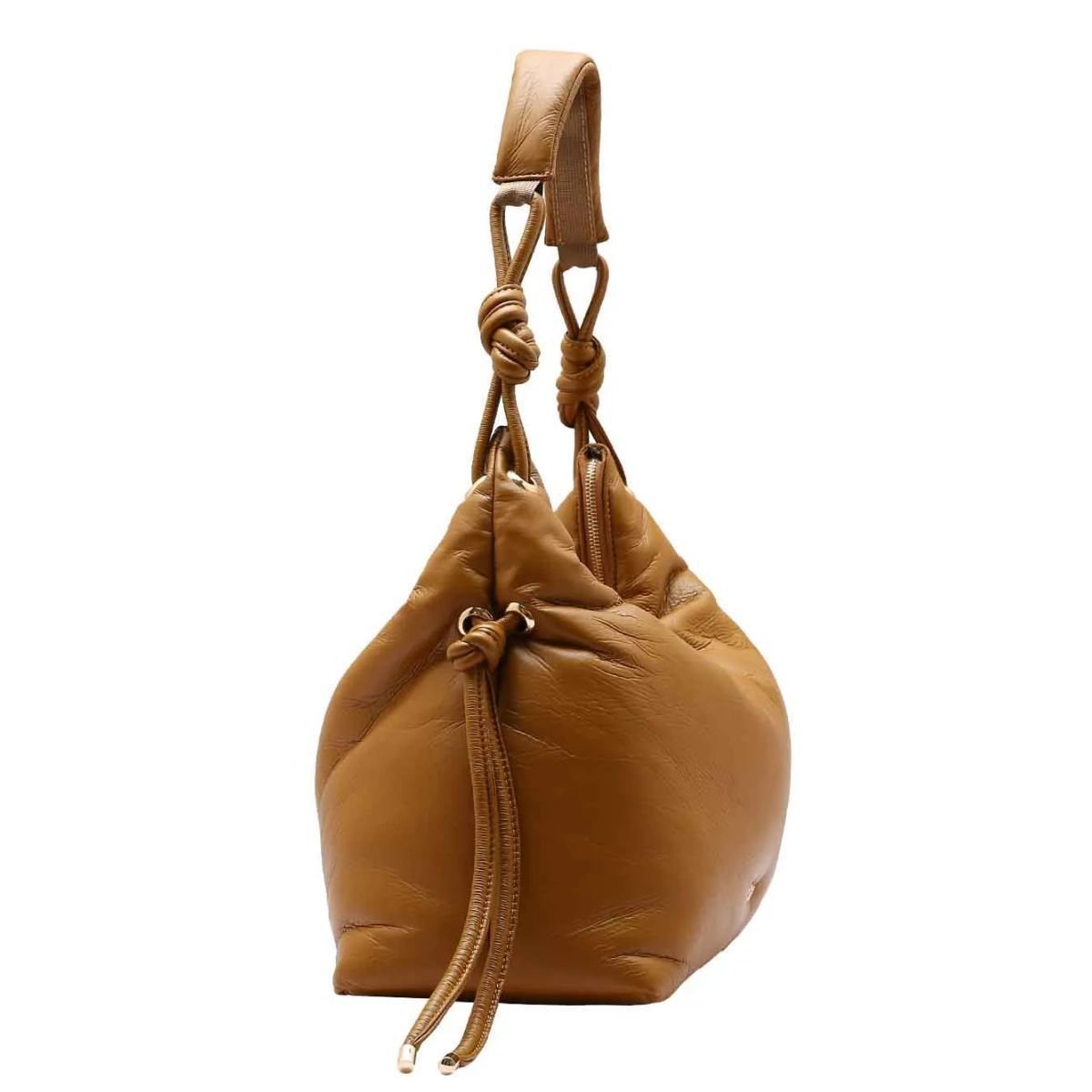 BOLSA CHENSON PUFFER OMBRO Caramelo 4