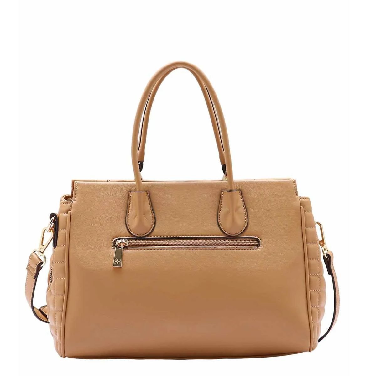 BOLSA CHENSON MATELASSE MAO Bege 3