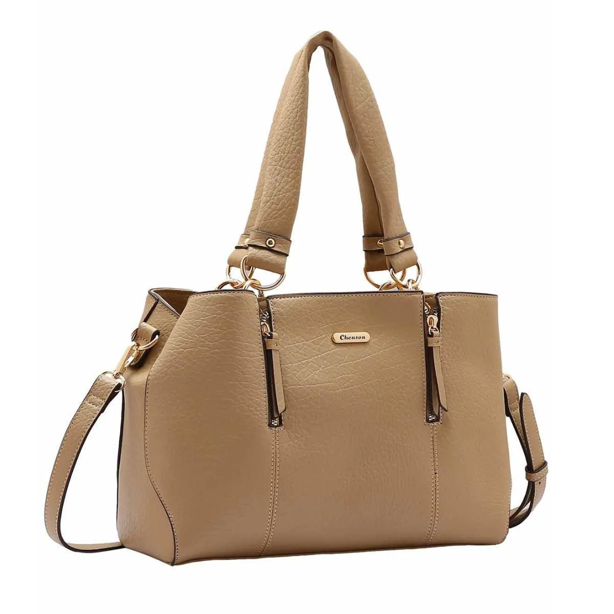 BOLSA CHENSON MAO DETALHE ZIPER