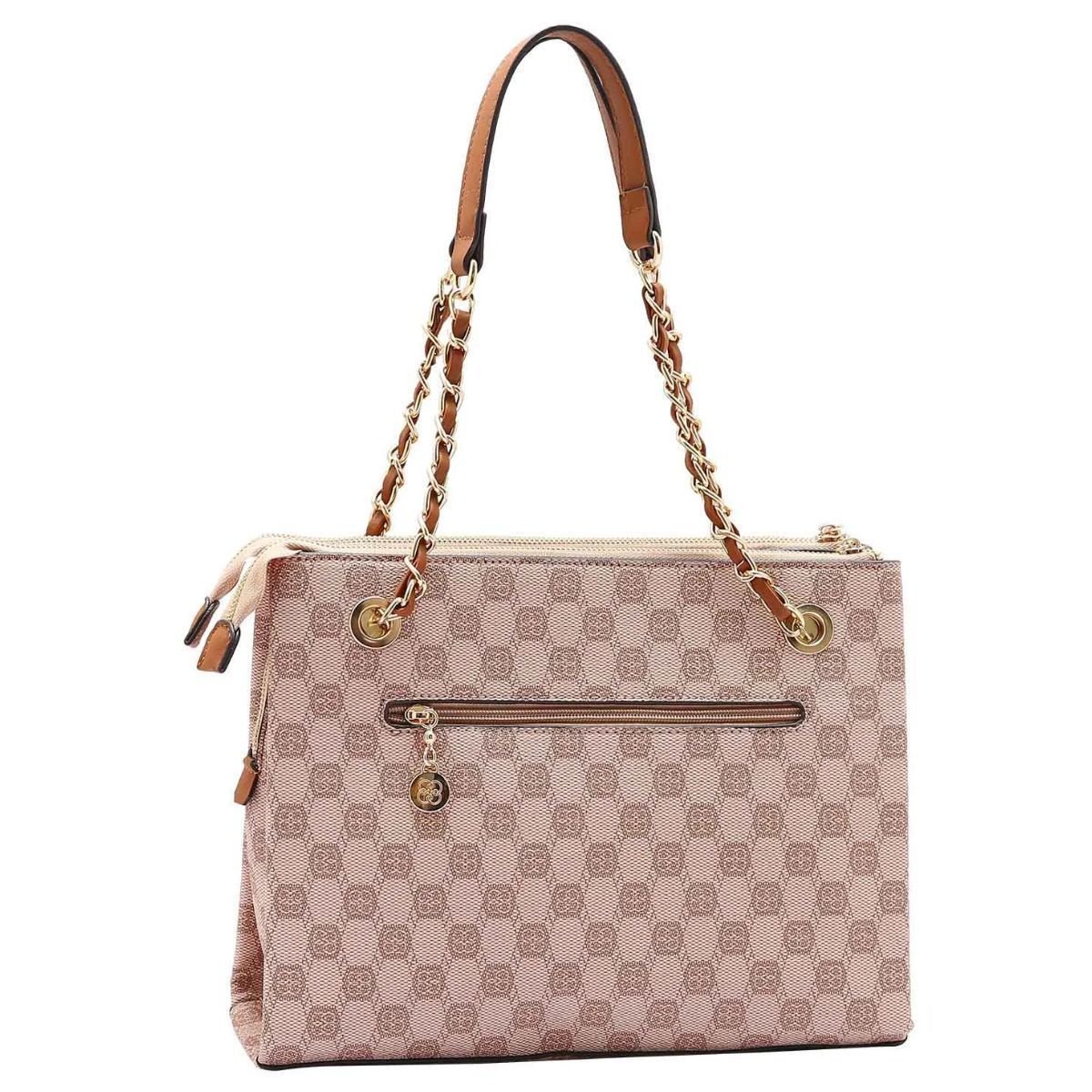 BOLSA CHENSON NEW CRISTAL OMBRO Bege 2