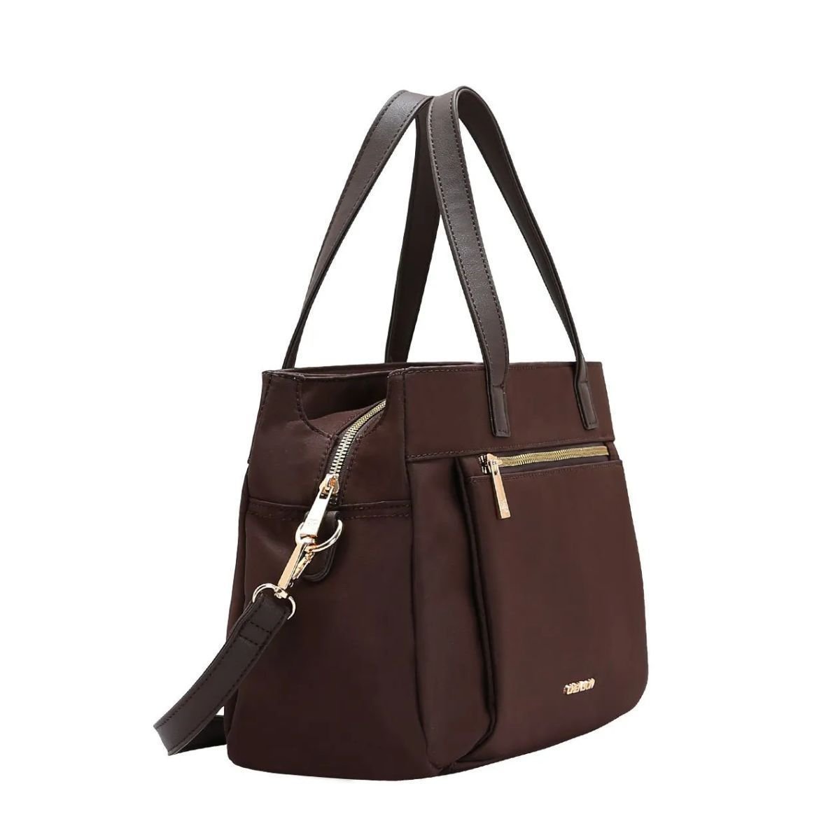 Bolsa Chenson Microfiber de Mao e Transversal Café 2