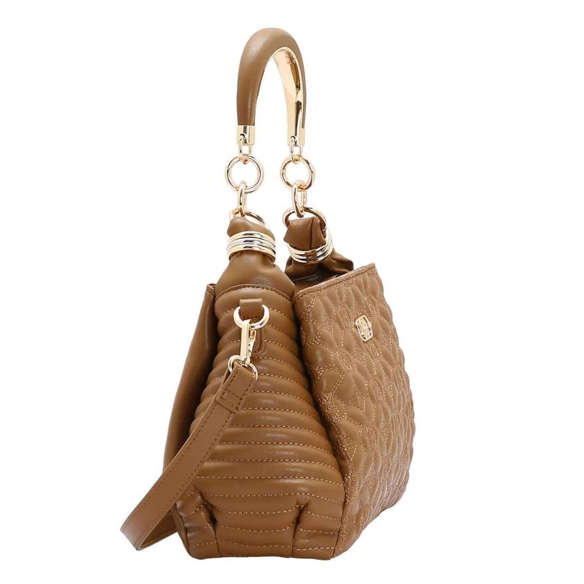 BOLSA CHENSON FERRAGEM CHIC MAO Caramelo 2