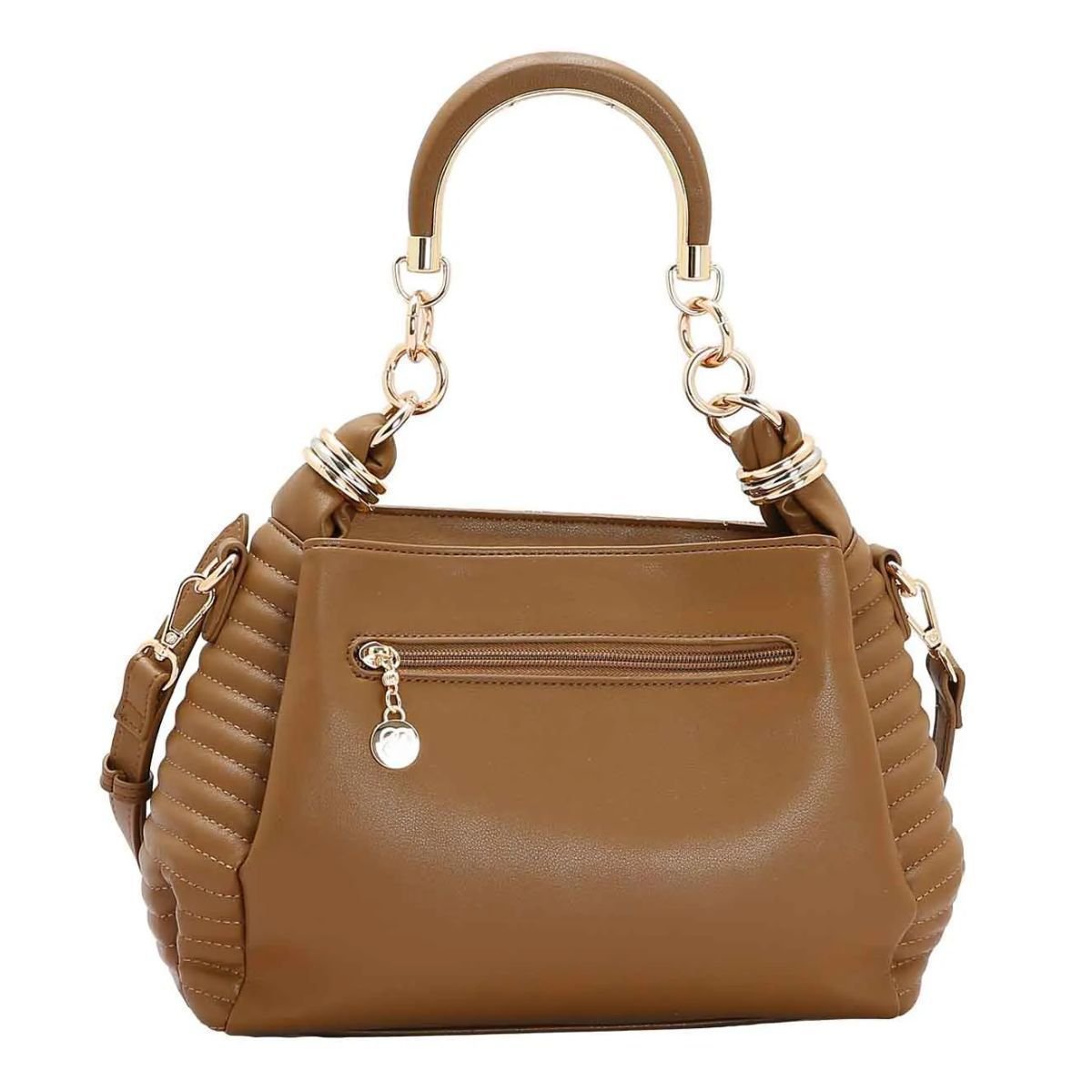 BOLSA CHENSON FERRAGEM CHIC MAO Caramelo 3