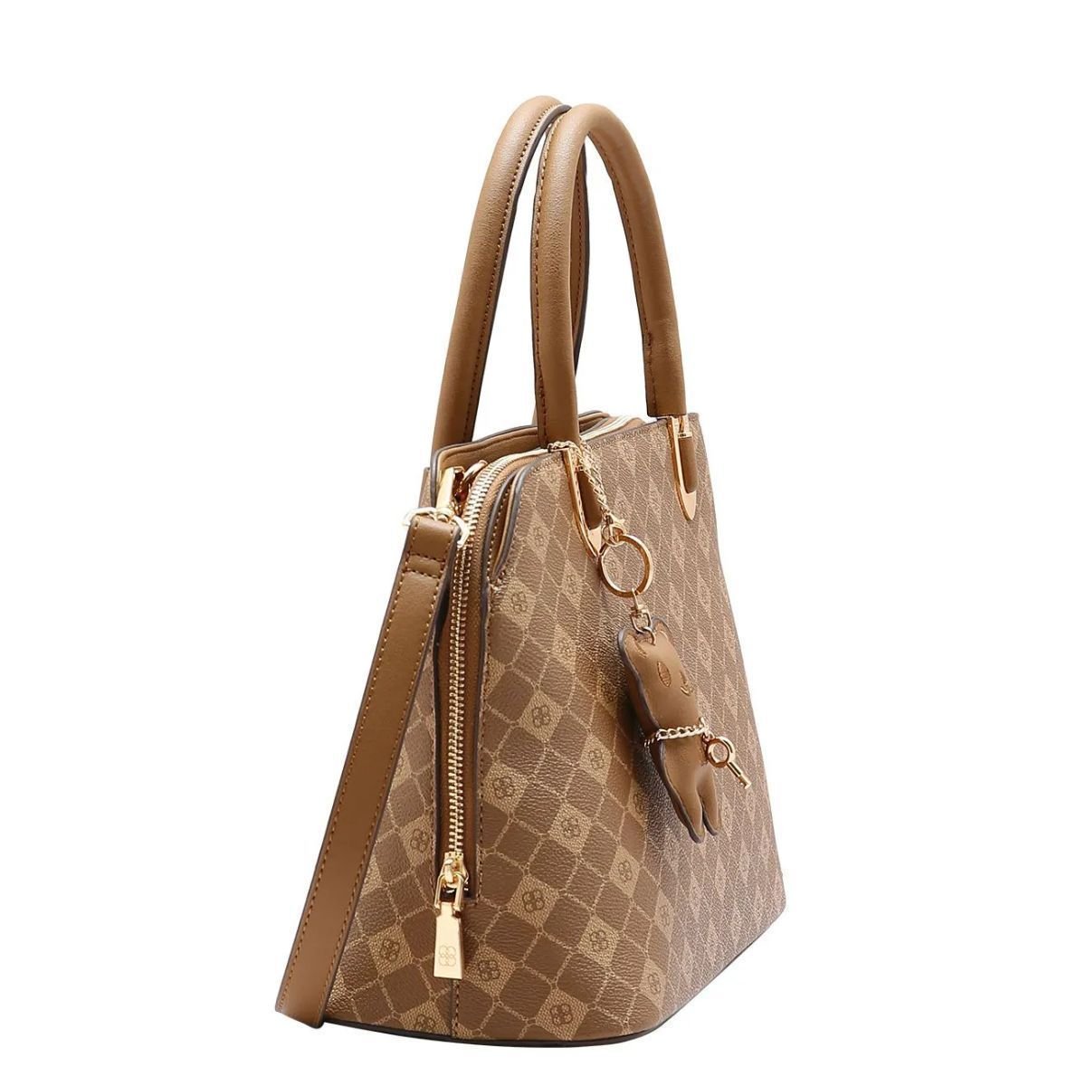 Bolsa Chenson Monograma Elemento Grafico Caramelo 2