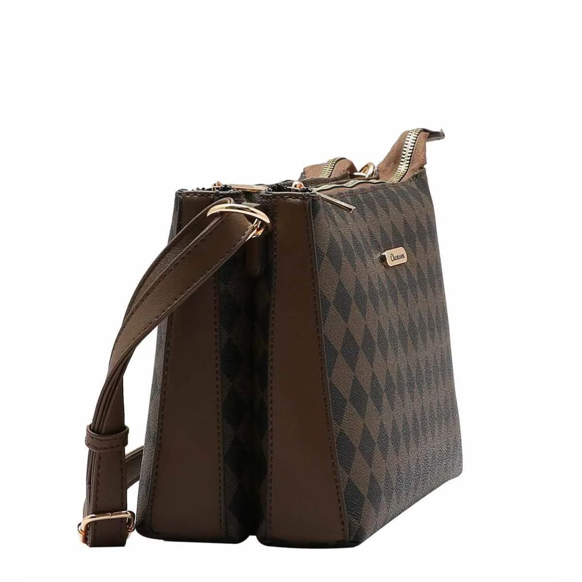 BOLSA CHENSON TRANSVERSAL Café 2