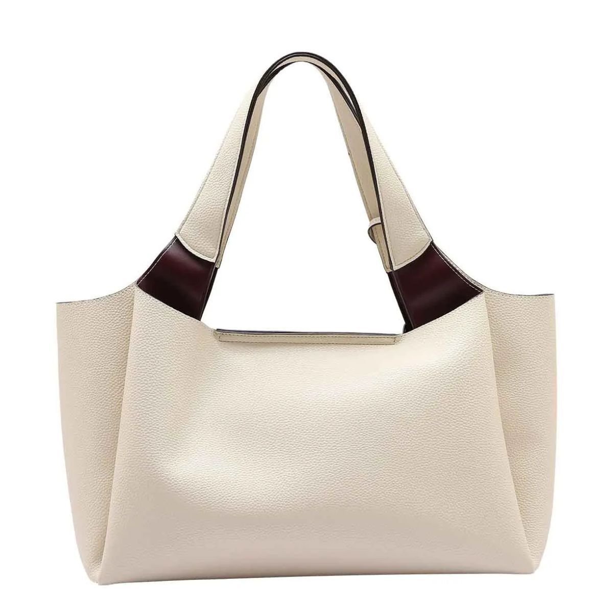 KIT BOLSA CHENSON + NECESSAIRE CASUAL CHIC MAO Off White 2