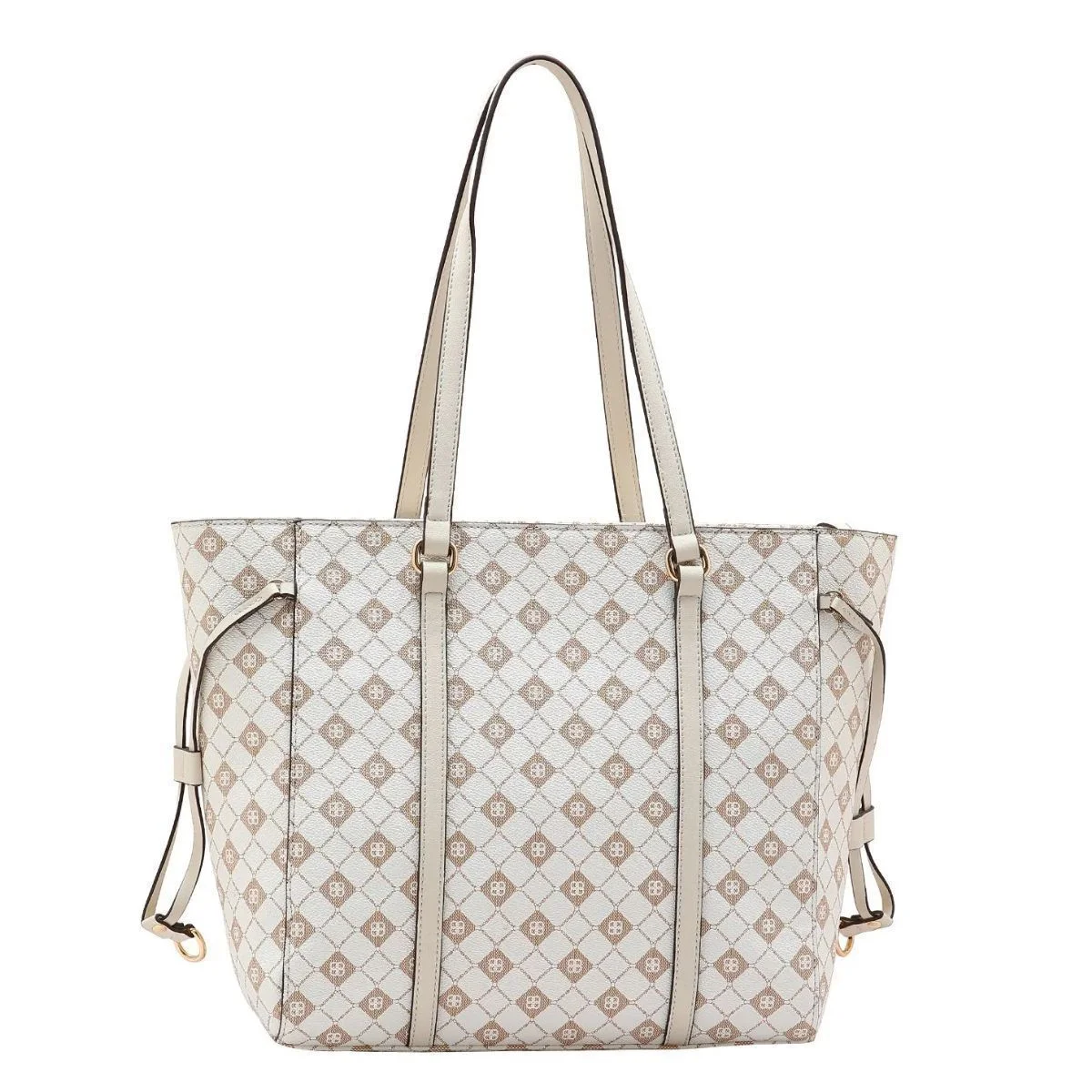 Bolsa Ombro + Necessaire Chenson Elemento Grafico Branco 3