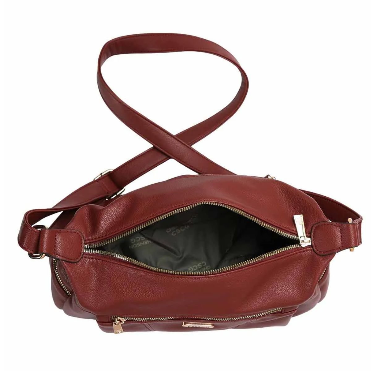 BOLSA CHENSON TRANSVERSAL MODERNA Vinho 3