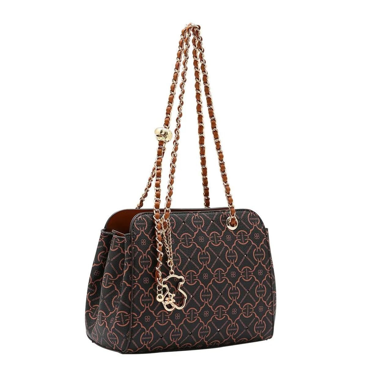 Chenson Bolsa Classic Cristal para Ombro