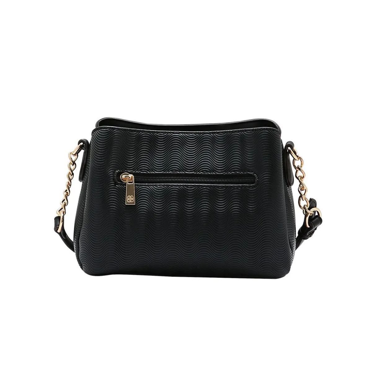 Bolsa Ombro Chenson Waves Preto 3