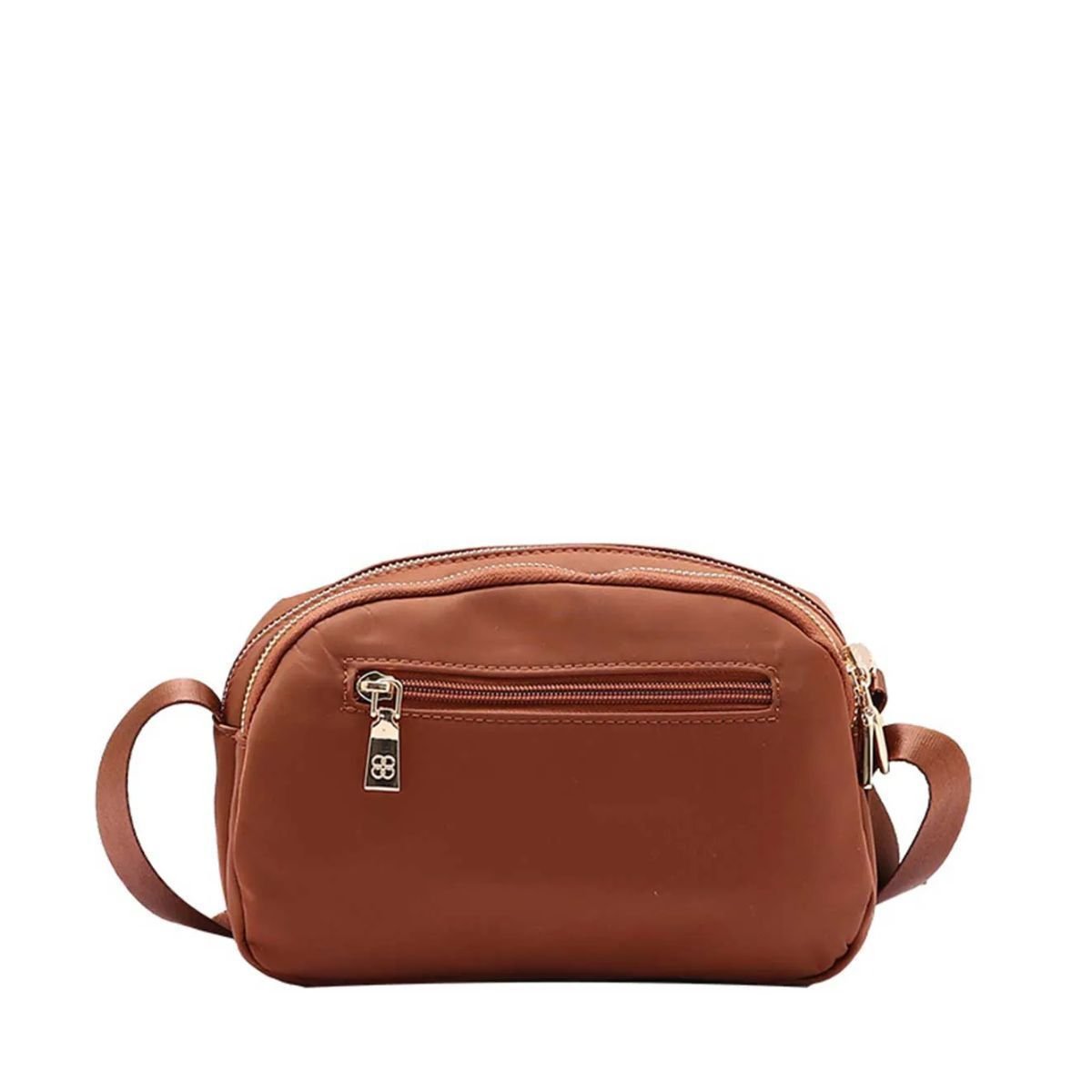 Bolsa Chenson Twill Nylon Transversal Marrom 3