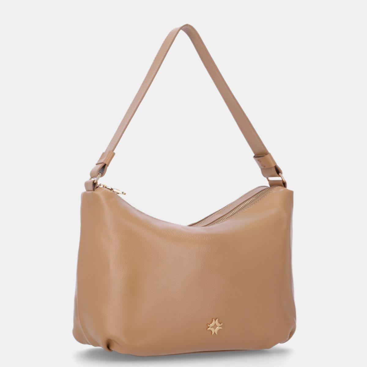 Bolsa Hobo Luz da Lua Grande New Ridge Butter - 2000715 Bege 2