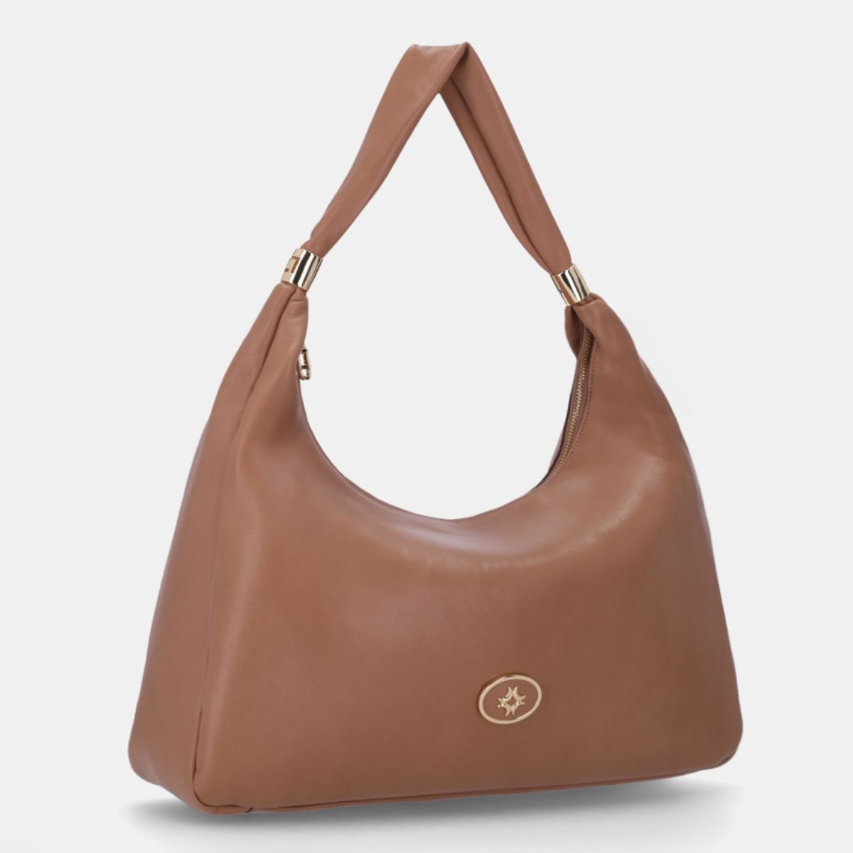 Bolsa Hobo Luz da Lua Grande Saara Mousse - 2000695 Mousse 4