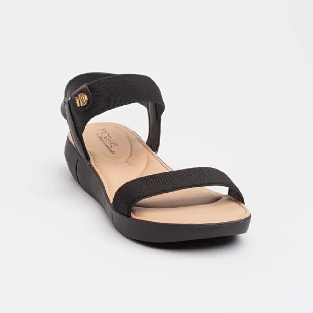 Sandalia Feminina Modare Napa Preto Conforto Casual Preto 2