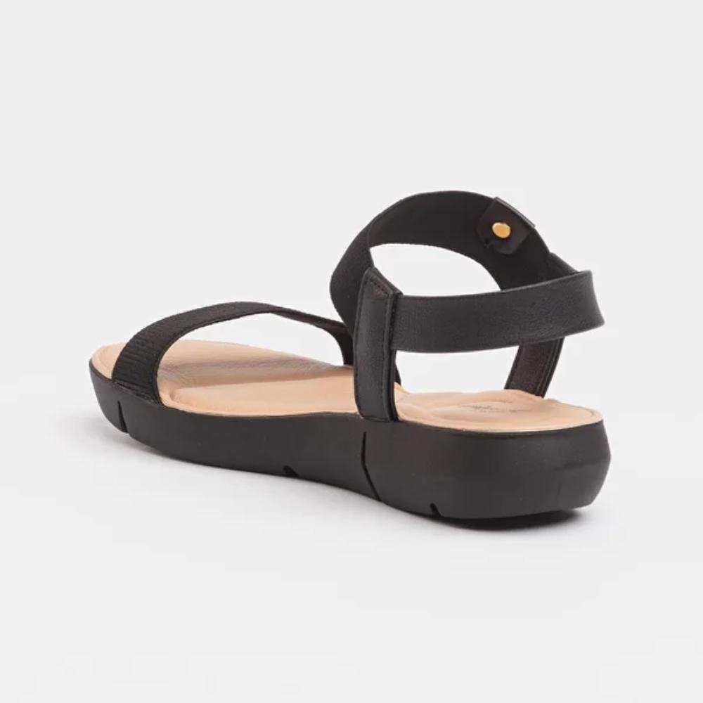 Sandalia Feminina Modare Napa Preto Conforto Casual Preto 5