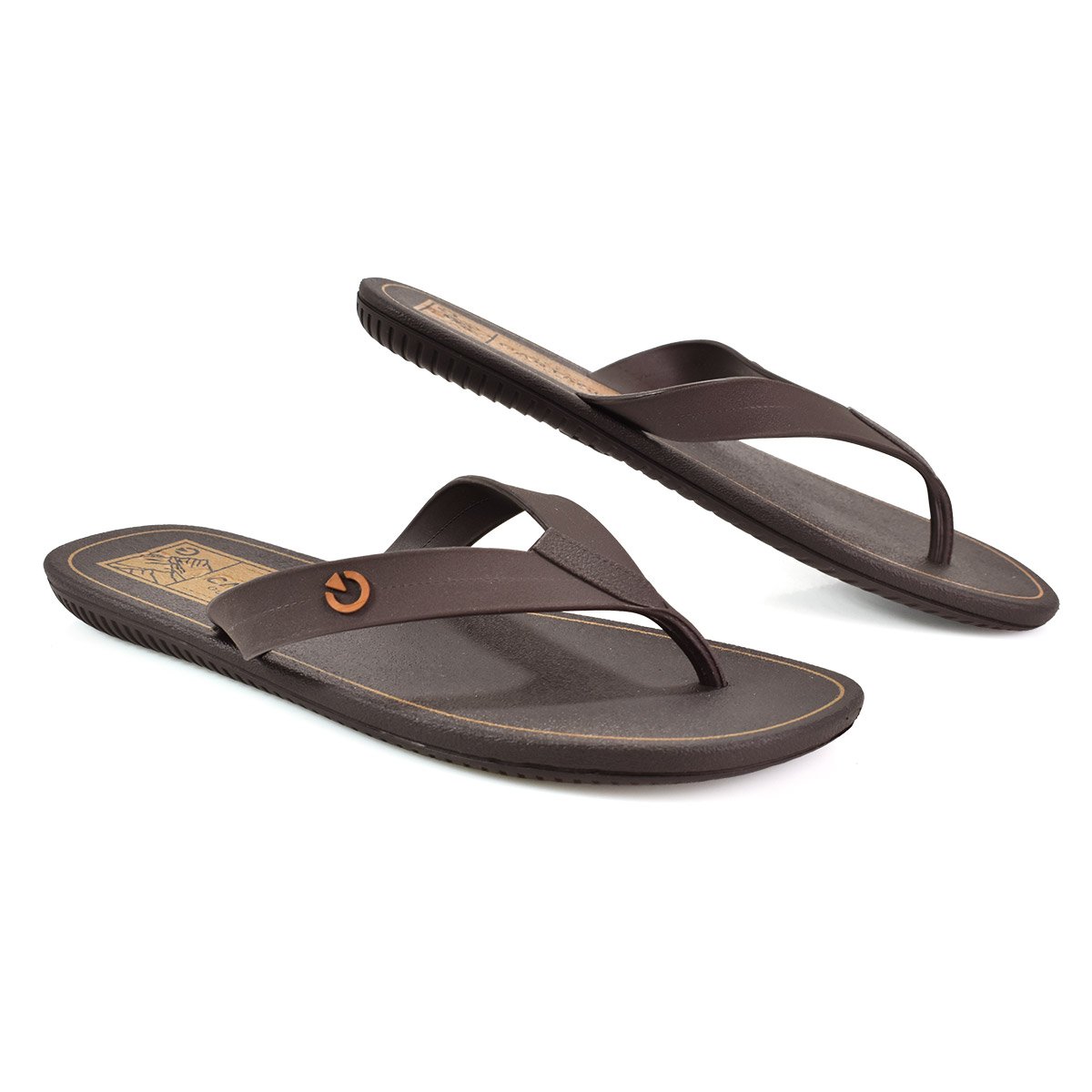 Chinelo de Dedo Cartago Atlanta Masculino Marrom 11840 Marrom 4