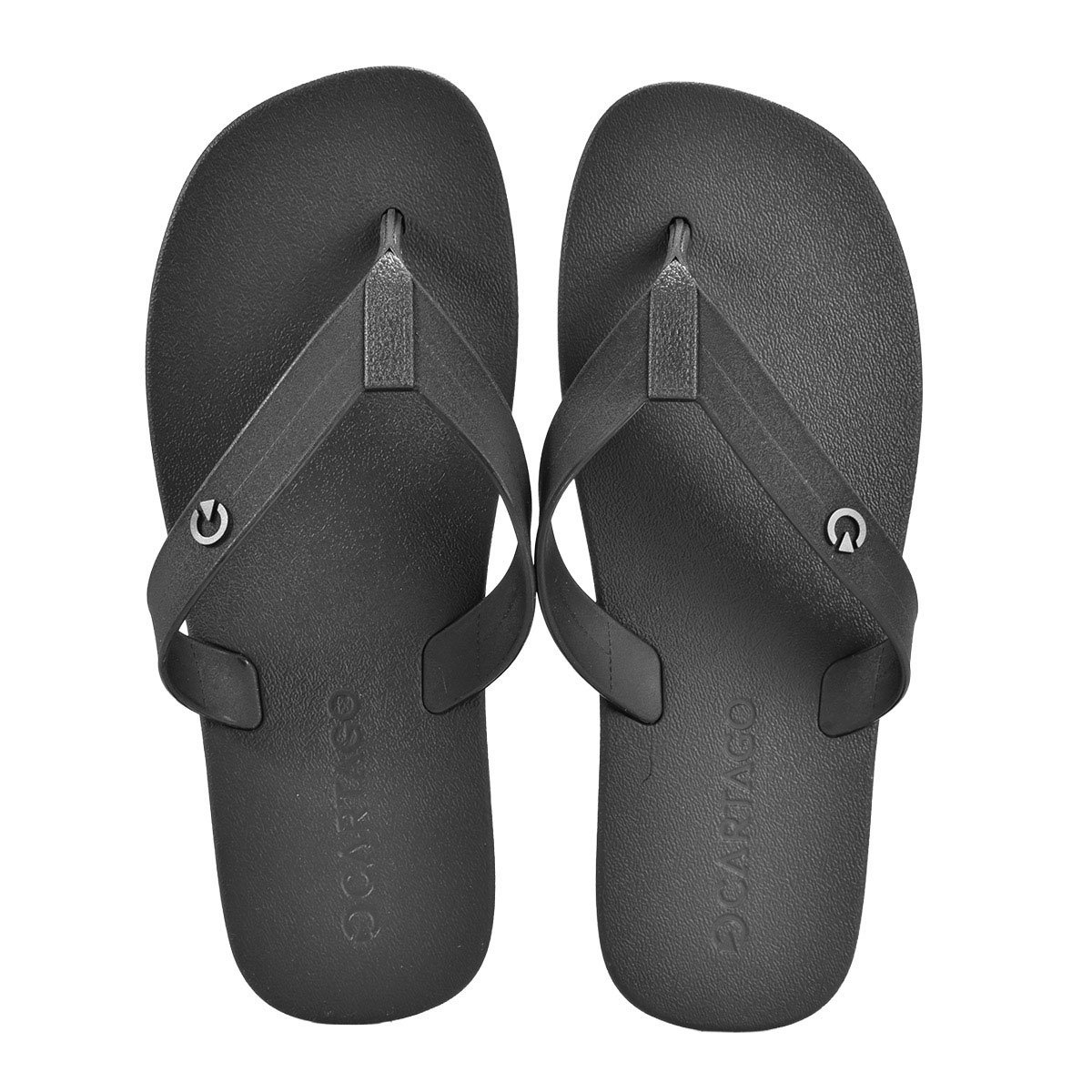 Chinelo de Dedo Cartago Atlanta Masculino Preto 11840 Preto/Grafite 2