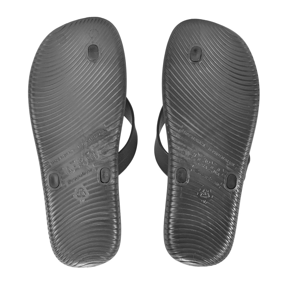 Chinelo de Dedo Cartago Atlanta Masculino Preto 11840 Preto/Grafite 6