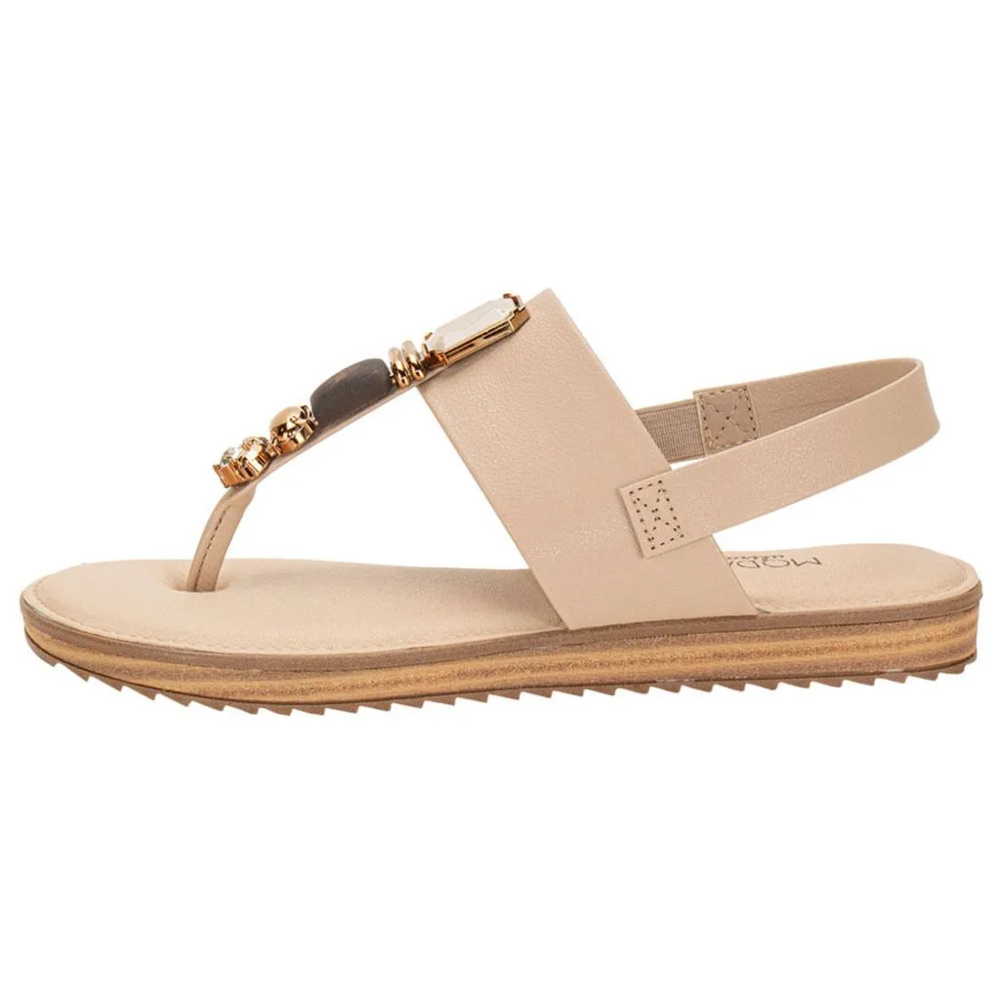 Sandalia Feminina Modare Bege Ultra Conforto Casual Bege 2