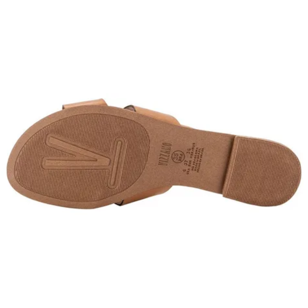 Sandalia Rasteira Vizzano Feminina Camel Confortavel Camel 6