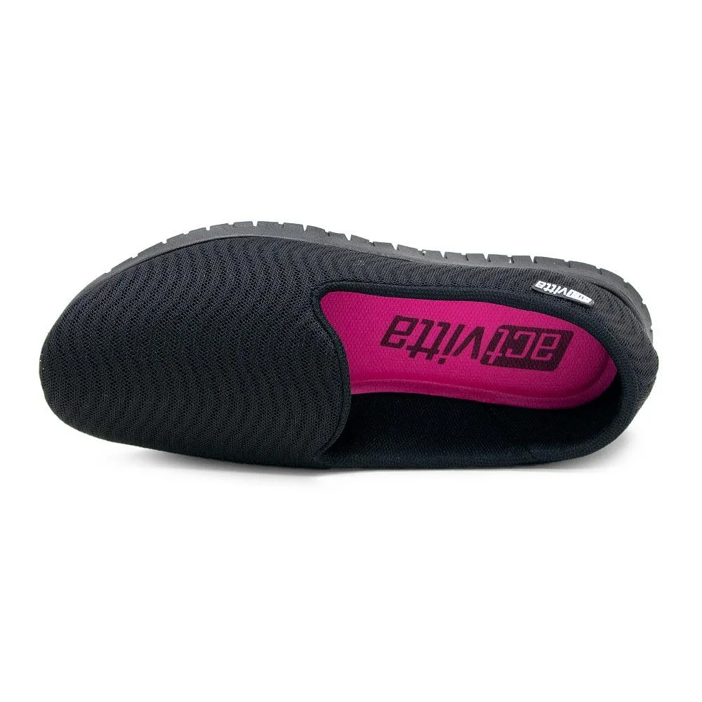 Tenis Feminino Activitta Lycra Preto Confortavel e Leve Preto 3