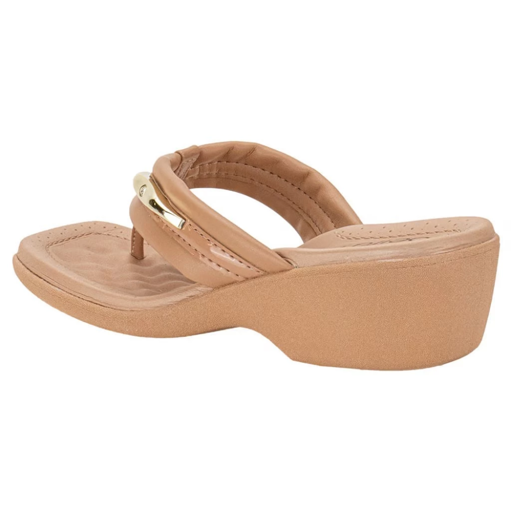 Tamanco Feminino Beira Rio Nude Confortavel e Estiloso Nude 4