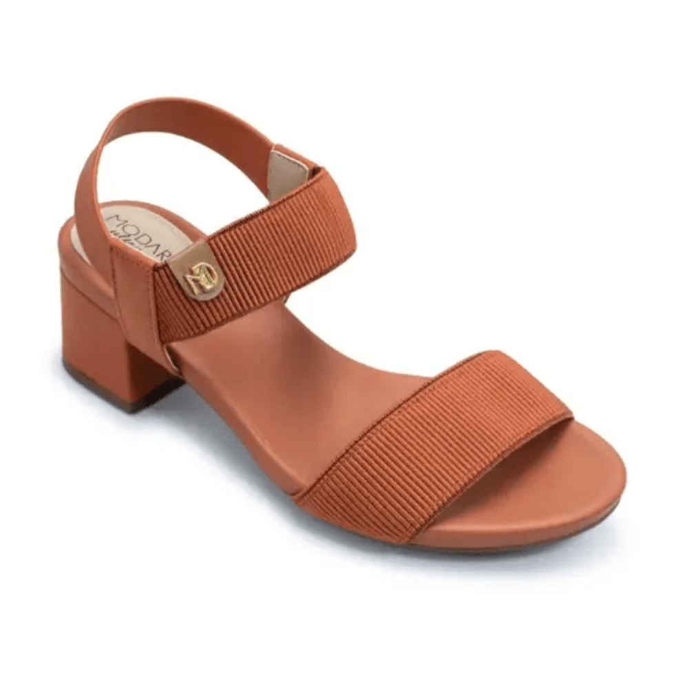 Sandalia Salto Feminina Modare Camel Ortopedica Conforto Camel 2