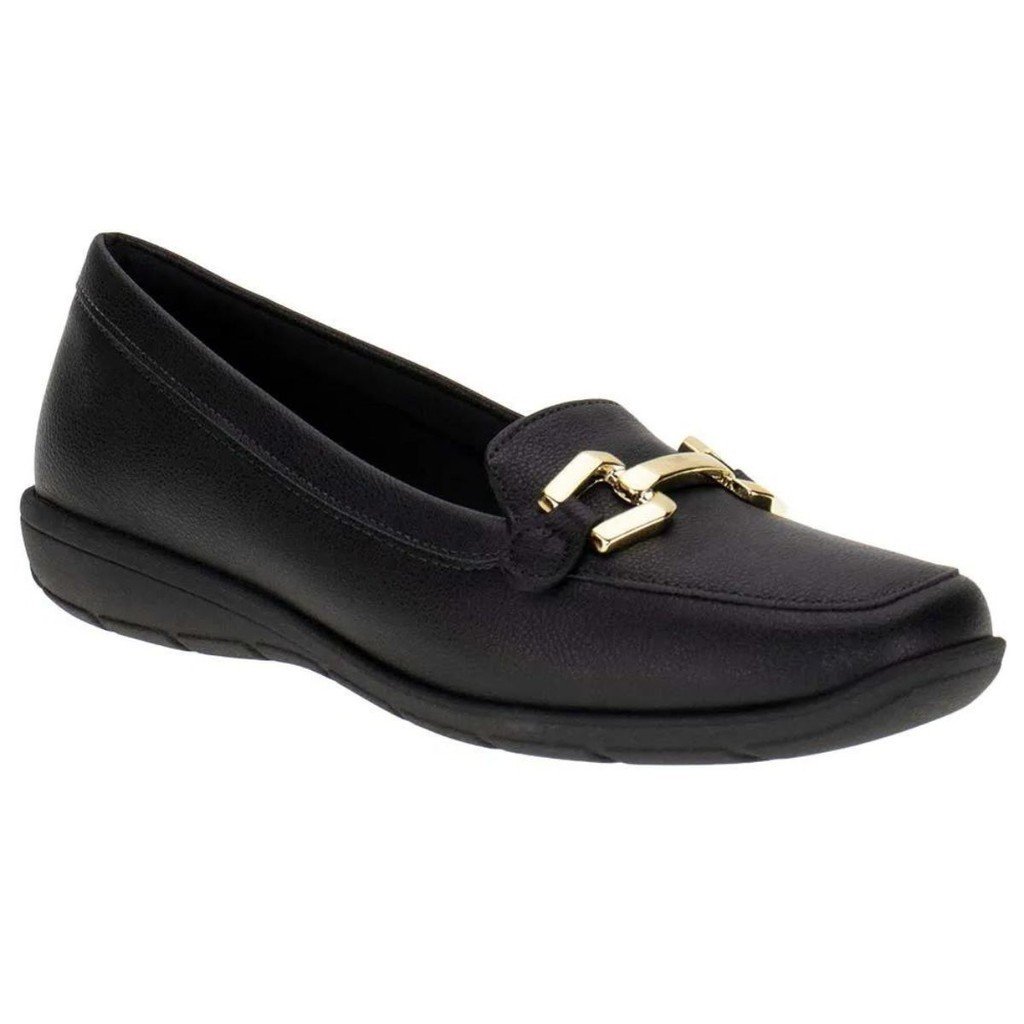 Sapato Feminino Modare Sintetico Slip On Preto 7393103