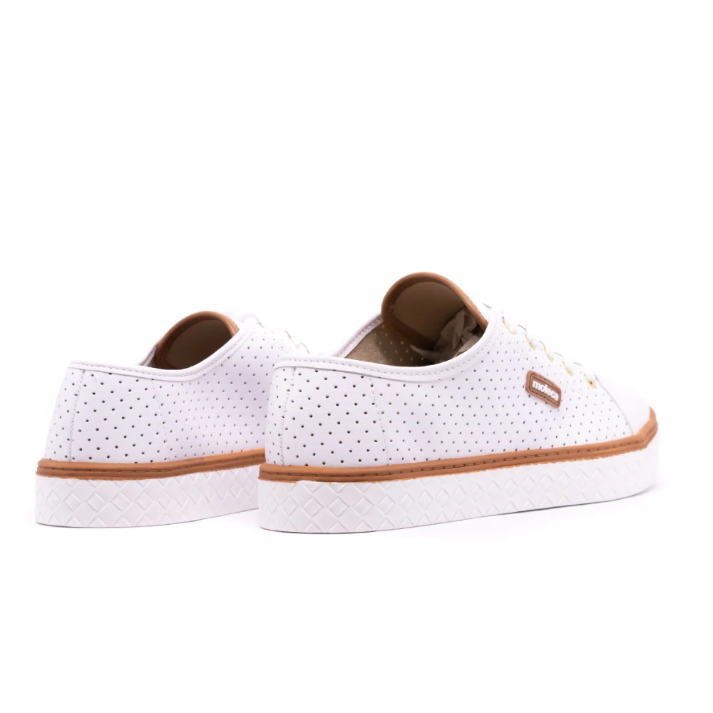 Tenis Moleca Moda Microperfuros Branco Feminino 5712205 Branco 4