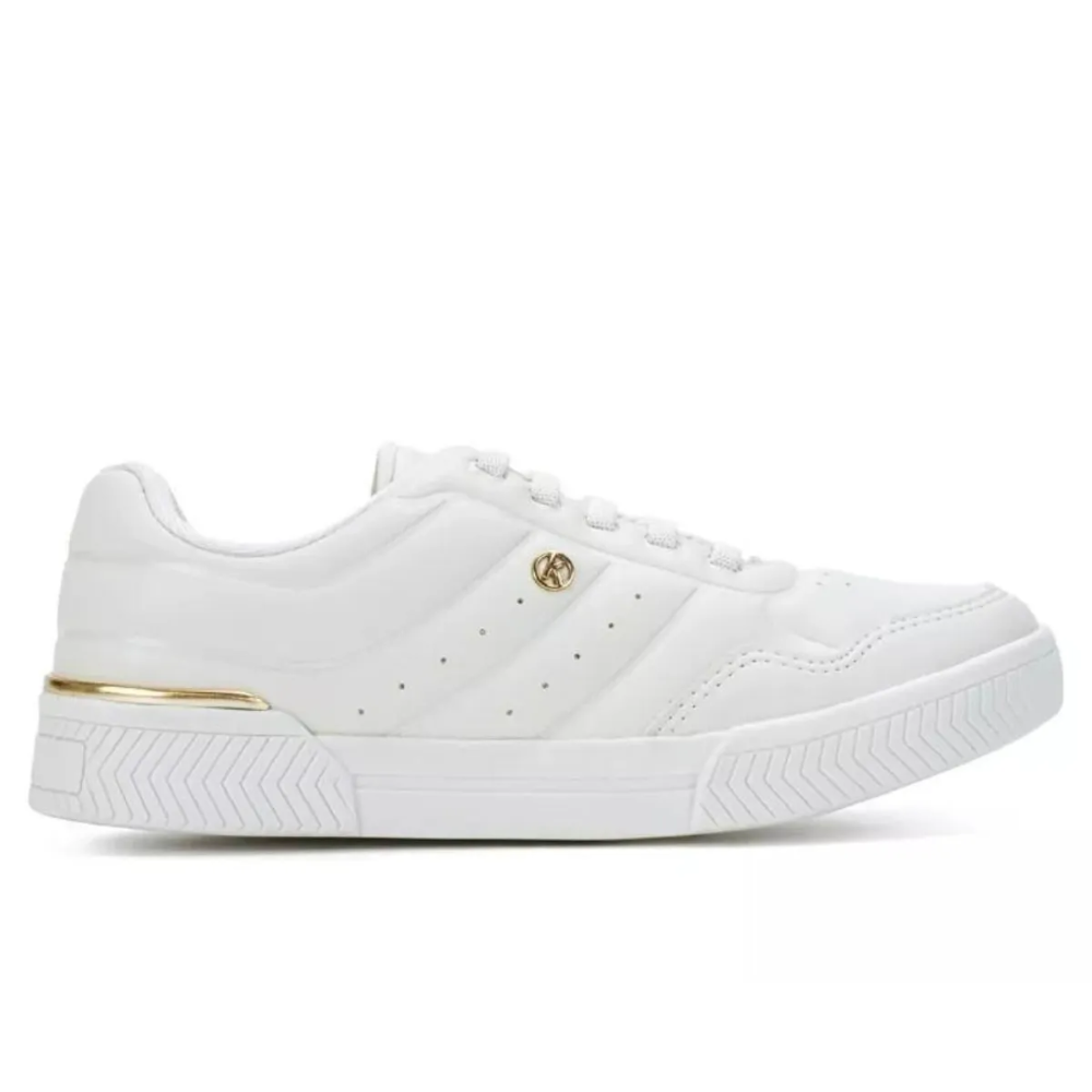 Tenis Kolosh Feminino Calce Facil Branco Branco 2
