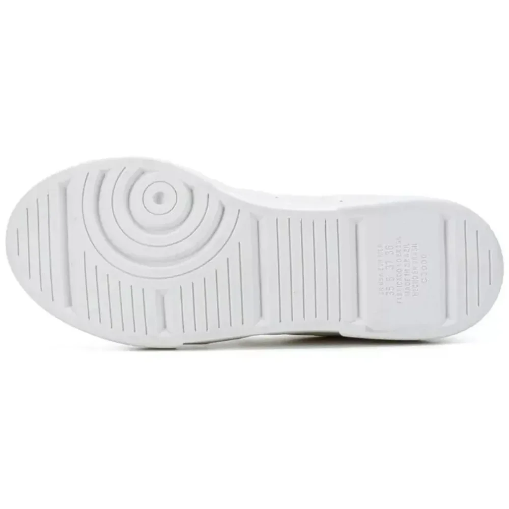 Tenis Kolosh Feminino Calce Facil Branco Branco 7