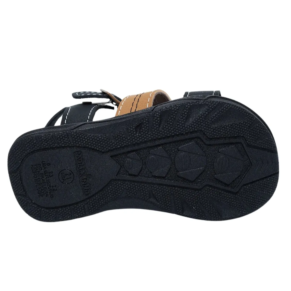 Sandalia Masculina Bebe Molekinho Preto Caramelo 2140750 Preto/Caramelo 6