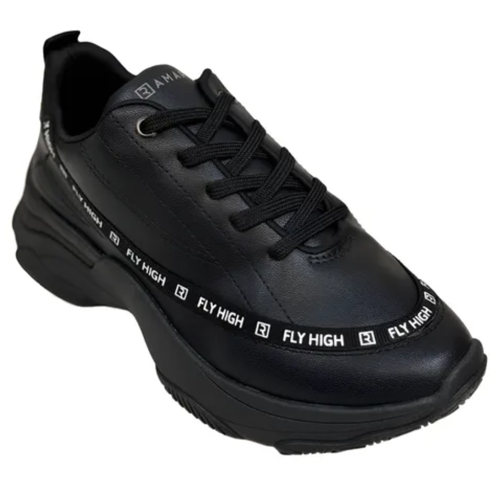 Tenis Ramarim Chunky Feminino Sola Eva Preto 74201 Preto 5