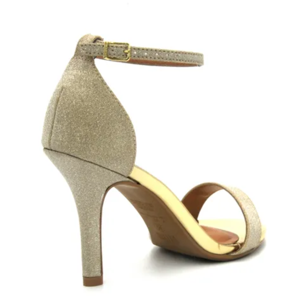 Sandalia Vizzano Feminina Dourada Salto Fino Festa Dourado 3