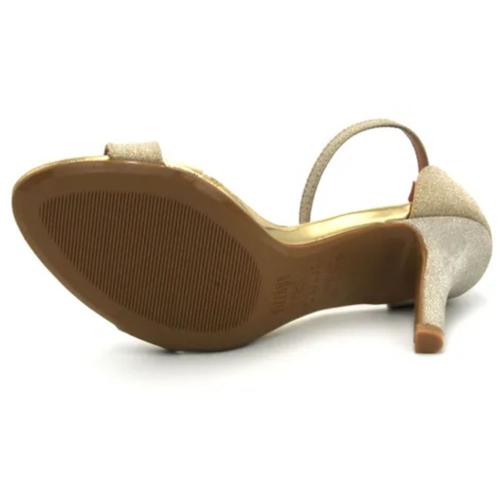 Sandalia Vizzano Feminina Dourada Salto Fino Festa Dourado 5