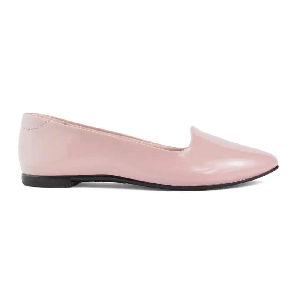 Sapatilha Feminina Casual Bico Fino Moleca Rosa 5635816 Rosa 5